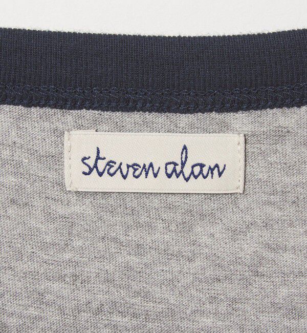 STEVEN ALAN「＜Steven Alan＞ リンガー クルーネック Tシャツ NARROW」|Tシャツ・カットソー|