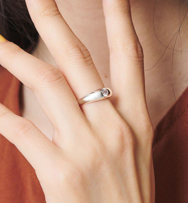 BEAUTY&YOUTH UNITED ARROWS「＜BAITS＞ジルコニア ワンストーン リング」|リング|