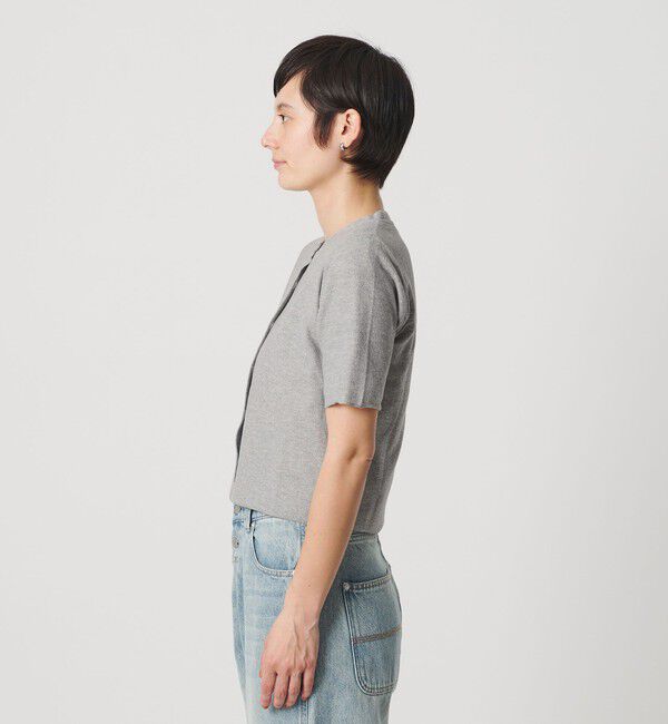 BEAUTY&YOUTH UNITED ARROWS「【WEB限定】ラメ ショートスリーブカーディガン」|カーディガン|