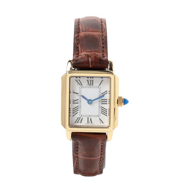 Demi-Luxe BEAMS 「スクエア 型押レザー 腕時計Ⅱ」|腕時計|