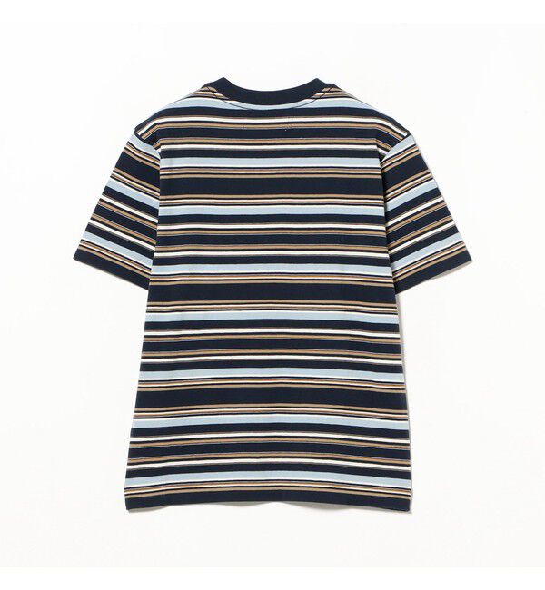 BEAMSBOY「エンブロイダリー マルチボーダー ショートスリーブ Tシャツ」|Tシャツ・カットソー|
