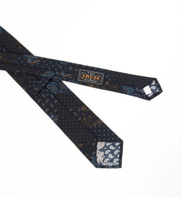 BEAMS PLUS「BEAMS PLUS / ペイズリープリント ウール シルク タイ」|ネクタイ・蝶ネクタイ|