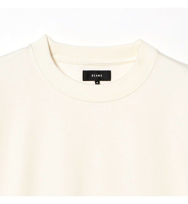 BEAMS「ワイドショートフィット ファイヤーアーム クルースウェット」|スウェット・ジャージ|
