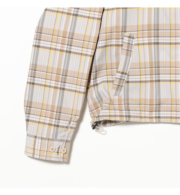 BEAMS「チェック ジップ ブルゾン」|ブルゾン・スタジャン|