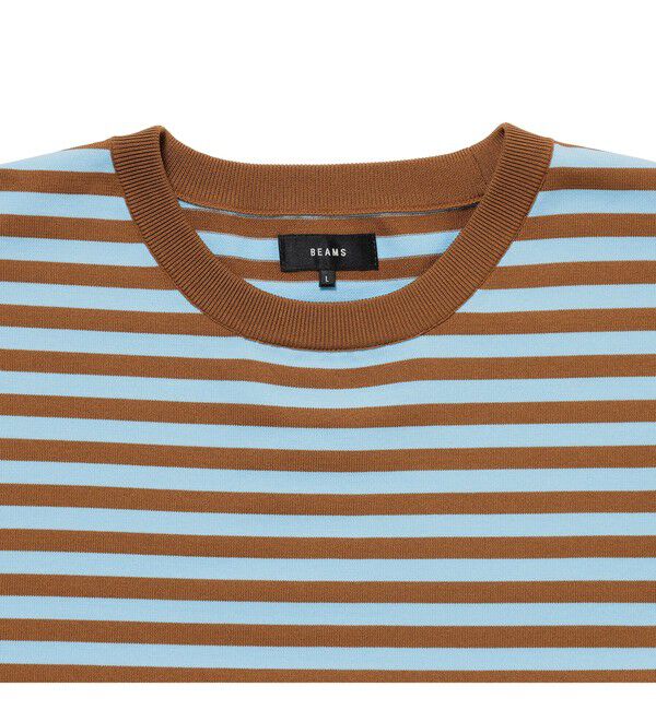 BEAMS「ショート ニット Tシャツ 【ワイドショートフィット】」|ニット・セーター|