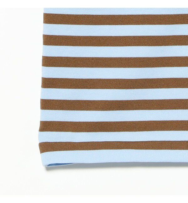 BEAMS「ショート ニット Tシャツ 【ワイドショートフィット】」|ニット・セーター|