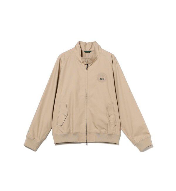 BEAMS「【別注】LACOSTE / スタンドカラー ブルゾン」|ブルゾン・スタジャン|