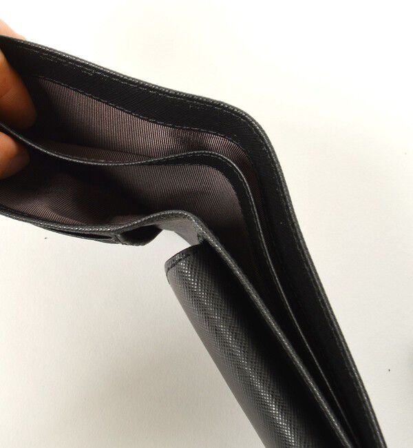SHIPS「SHIPS:【SAFFIANO LEATHER】 イタリアンレザー 2つ折 財布」|財布|