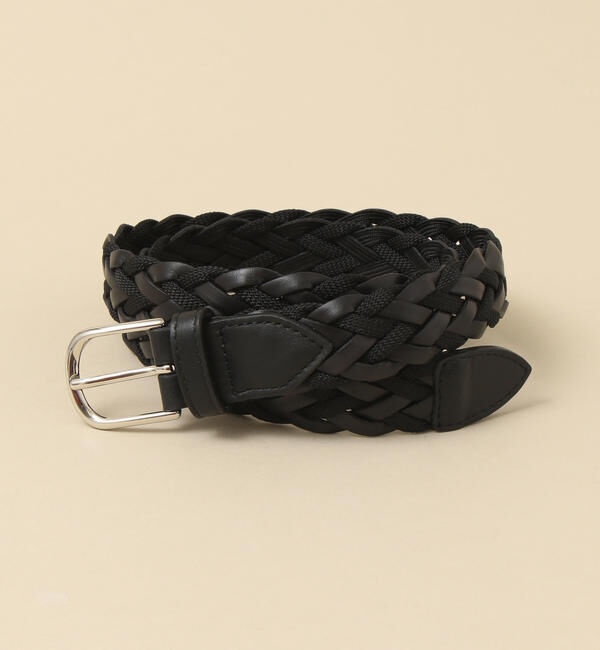 SHIPS「SHIPS: イタリア製 レザー コンビネーション メッシュ ベルト」|ベルト|