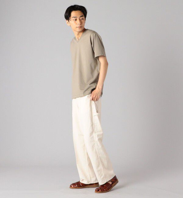 SHIPS「SHIPS: 抗菌・防臭 NANO-FINE（R） コットン Vネック Tシャツ」|Tシャツ・カットソー|