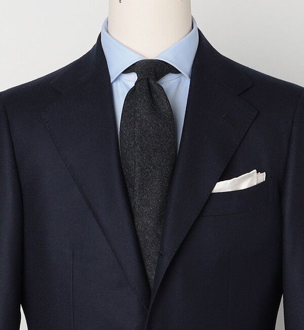 SHIPS「SHIPS: ウール カノニコ 無地 ネクタイ」|ネクタイ・蝶ネクタイ|