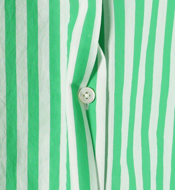 SHIPS for women「〈手洗い可能〉MANTECO カラー ストライプ ワンピース」|ワンピース|