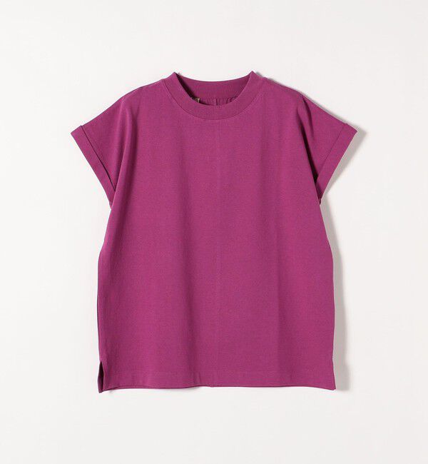 SHIPS any「SHIPS any:〈抗菌防臭/洗濯機可能〉USAコットン フレンチスリーブ TEE」|Tシャツ・カットソー|