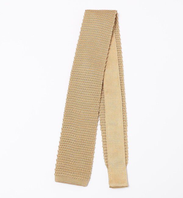 SHIPS Colors 「SHIPS Colors:シルク ポリエステル ニットタイ◇」|ネクタイ・蝶ネクタイ|カーキ