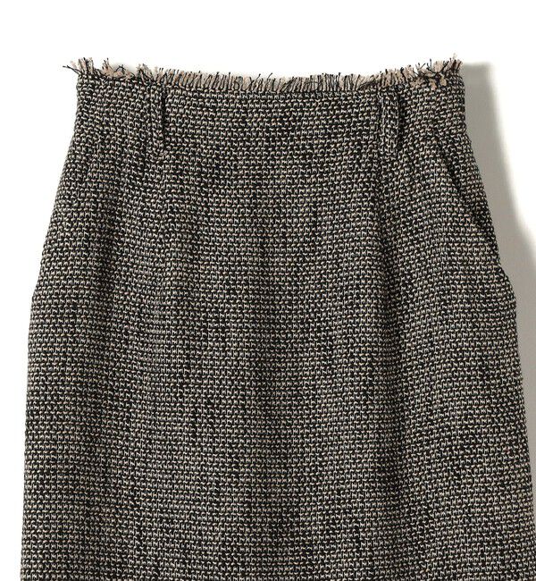 SHIPS Colors 「SHIPS Colors:〈手洗い可能〉ツイード タック タイト スカート（セットアップ対応可能）」|タイト|