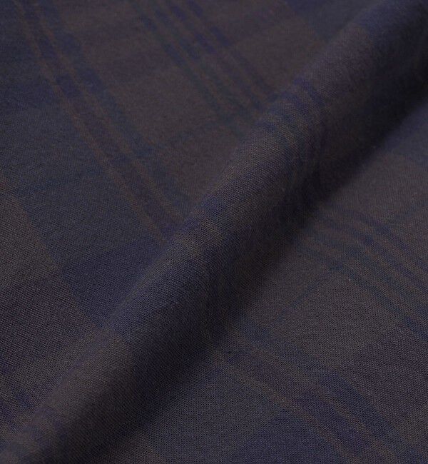 SHIPS「SHIPS: 〈セットアップ対応〉ダークトーン チェック コットン イージー トラウザー」|チノ|