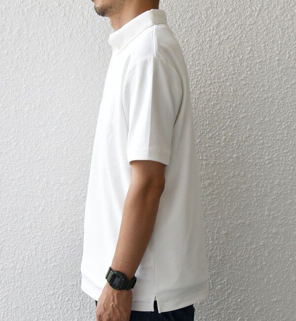 SHIPS any「SHIPS any:〈接触冷感/遮熱/UVカット機能等〉サマーファンクション 鹿の子 ボタンダウンポロシャツ◇」|ポロシャツ|