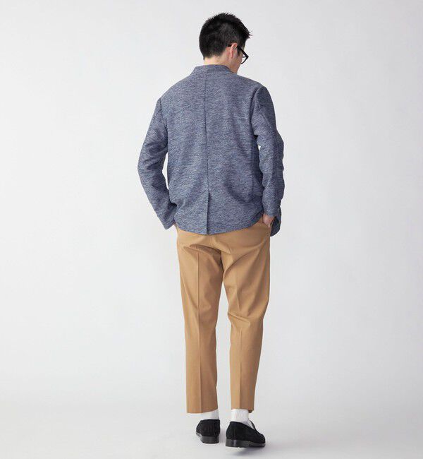 SHIPS「SHIPS: ワンプリーツ オーガニック ツイル パンツ」|スラックス|