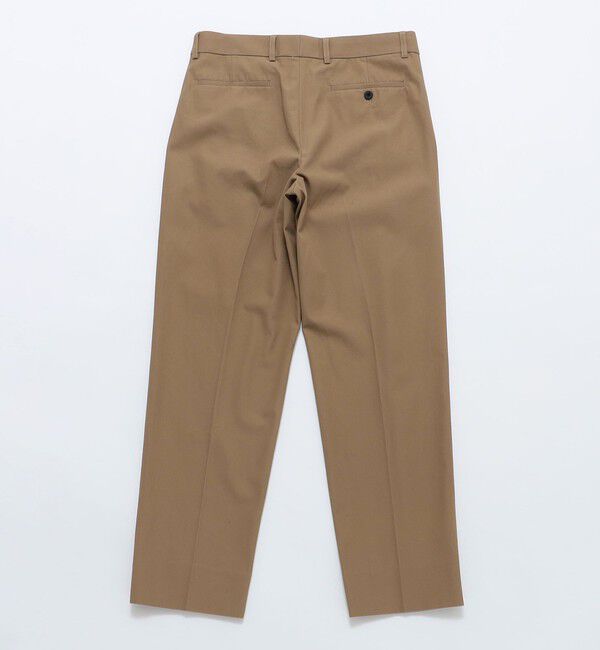 SHIPS「SHIPS: ワンプリーツ オーガニック ツイル パンツ」|スラックス|