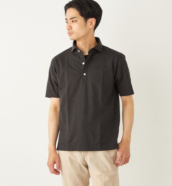 SHIPS Colors 「SHIPS Colors:〈洗濯機可能〉カノコ ポロ ショートスリーブ」|ポロシャツ|