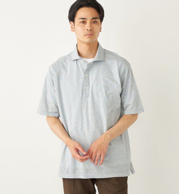 SHIPS Colors 「SHIPS Colors:〈洗濯機可能〉カノコ ポロ ショートスリーブ」|ポロシャツ|