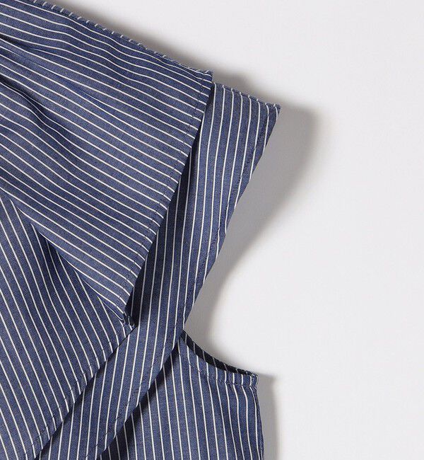 quaranciel「quaranciel:〈洗濯機可能〉ブロード ラッフル スタンドカラー ブラウス」|シャツ・ブラウス|