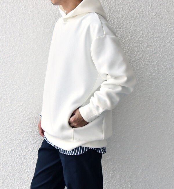 SHIPS any「SHIPS any: カラー ダンボール スナップ プルオーバー パーカー 25AW◇」|パーカー|