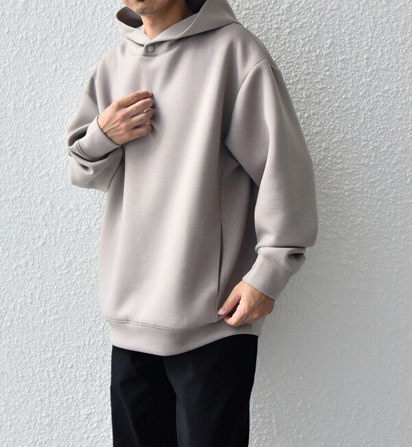 SHIPS any「SHIPS any: カラー ダンボール スナップ プルオーバー パーカー 25AW◇」|パーカー|