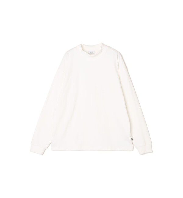 SHIPS any「【WEB限定】SHIPS any: ブラッシュド スムース モックネック Tシャツ(ロンT)◇」|Tシャツ・カットソー|