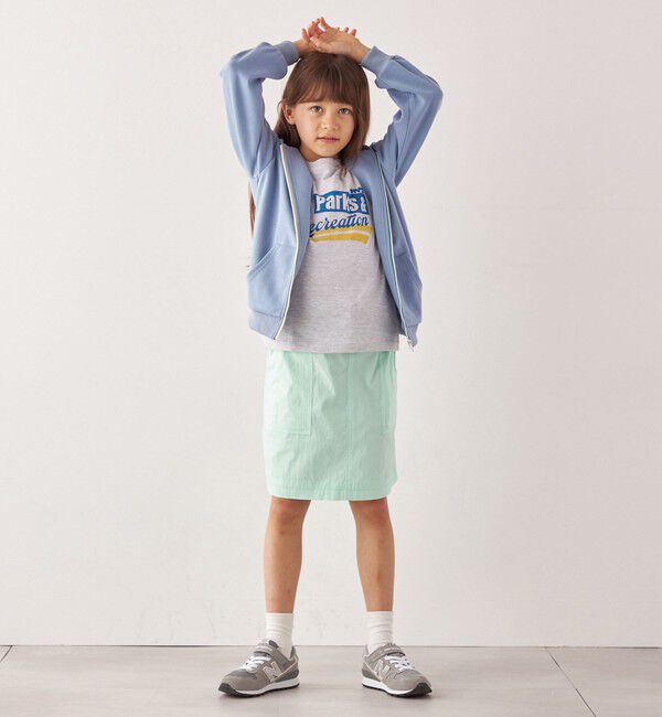 SHIPS any「SHIPS any:〈洗濯機可能〉ワンポイント 刺繍 ポンチ ジップ パーカー <KIDS>◇」|パーカー|