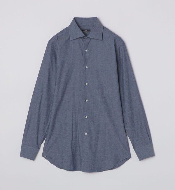 SHIPS「SHIPS: ダンガリー ワイドカラー シャツ」|シャツ・ブラウス|