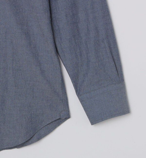 SHIPS「SHIPS: ダンガリー ワイドカラー シャツ」|シャツ・ブラウス|