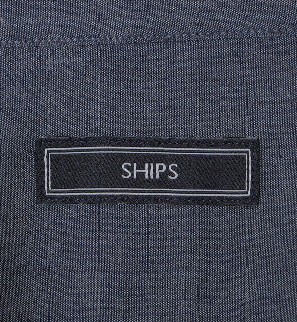 SHIPS「SHIPS: ダンガリー ワイドカラー シャツ」|シャツ・ブラウス|