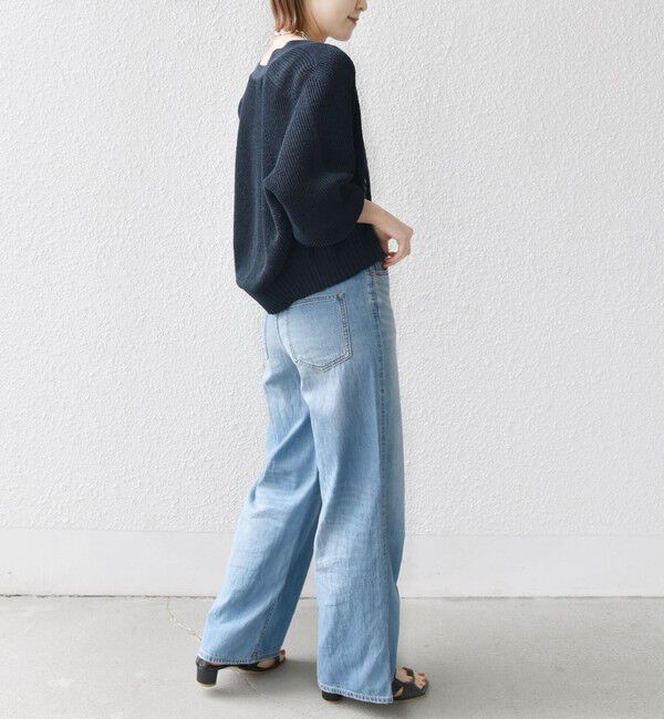 SHIPS for women「〈手洗い可能〉ペーパー ポリエステル Vネック カーディガン」|カーディガン|