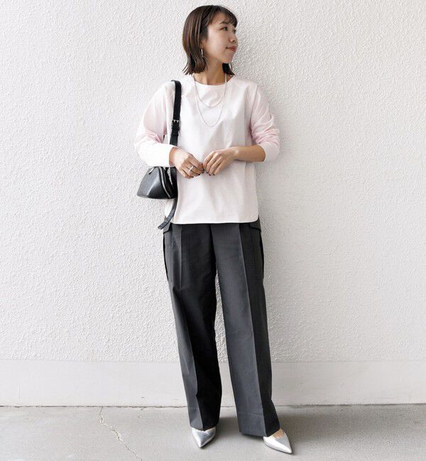 SHIPS for women「〈手洗い可能〉ベースボール TEE」|Tシャツ・カットソー|