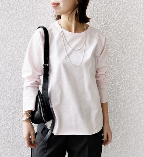 SHIPS for women「〈手洗い可能〉ベースボール TEE」|Tシャツ・カットソー|