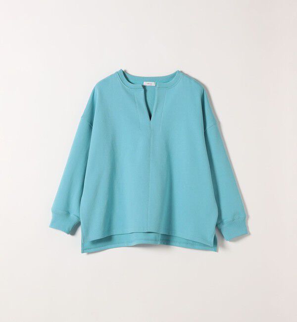 SHIPS any「【WEB限定】SHIPS any:〈洗濯機可能〉USAコットン 裏毛 スキッパー ルーズ スウェット」|スウェット・ジャージ|