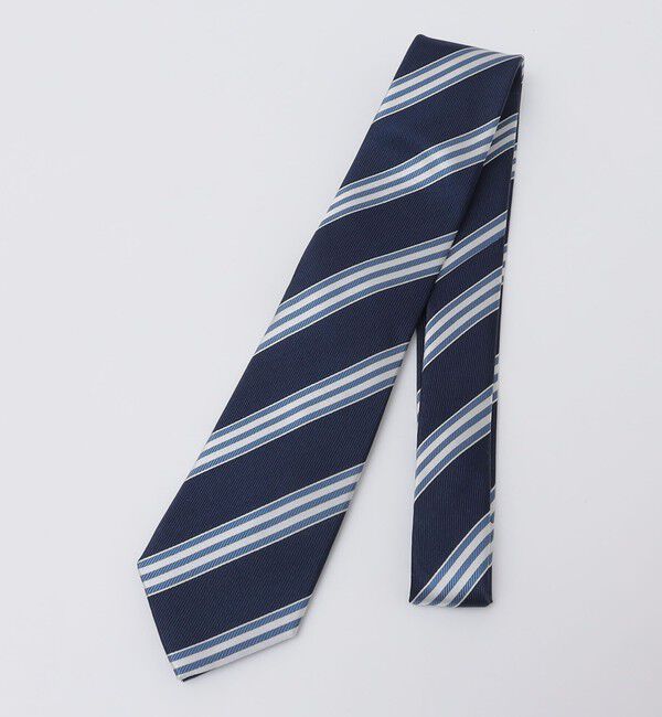 SHIPS Colors 「SHIPS Colors:シルク ストライプ ネクタイ 2◇」|ネクタイ・蝶ネクタイ|ライトブルー