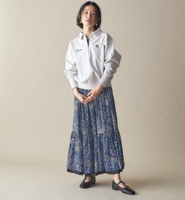 SHIPS for women「SHIPS NINE CASE:〈洗濯機可能〉ハーフ ジップ スウェット プルオーバー」|スウェット・ジャージ|