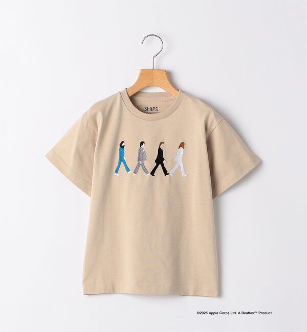 SHIPS KIDS「SHIPS KIDS:80～90cm /【THE BEATLES（ザ・ビートルズ）】半袖 TEE」|Tシャツ・カットソー|ベージュ