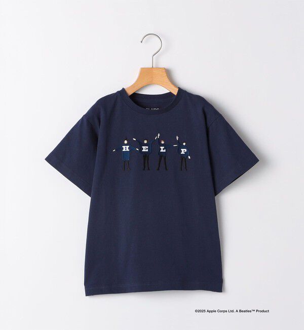 SHIPS KIDS「SHIPS KIDS:80～90cm /【THE BEATLES（ザ・ビートルズ）】半袖 TEE」|Tシャツ・カットソー|ネイビー