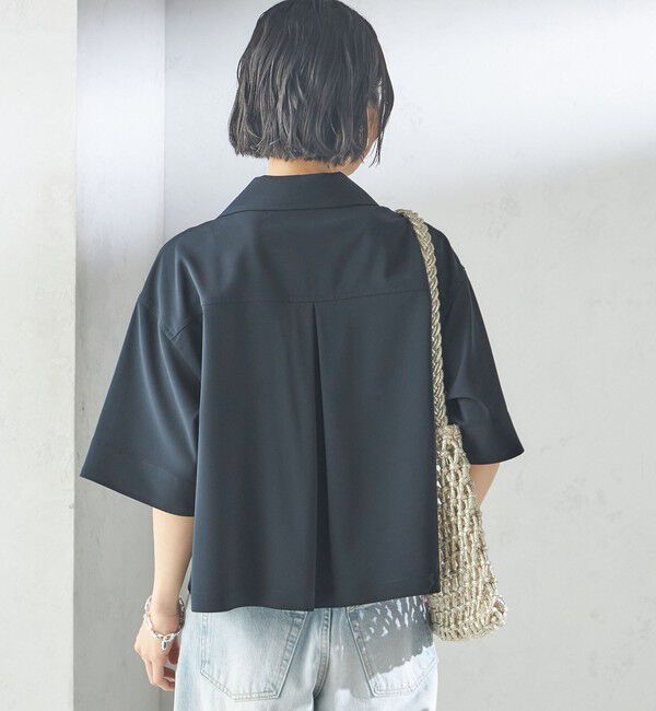 SHIPS for women「〈手洗い可能〉オープン カラー シャツ ジャケット」|シャツ・ブラウス|