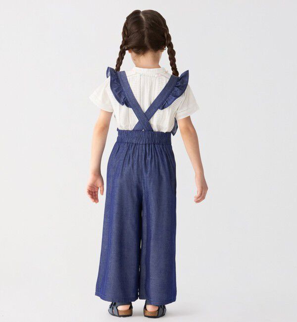 SHIPS Colors 「SHIPS Colors:110～140cm /〈洗濯機可能〉フリル オーバーオール」|オールインワン|