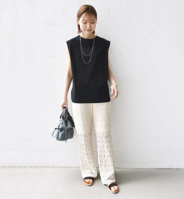 SHIPS for women「〈手洗い可能〉ラッセル レース イージー パンツ」|その他|