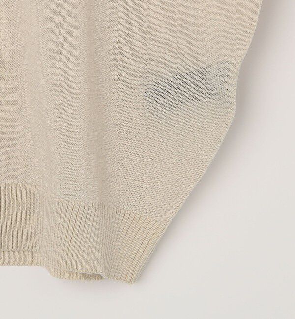 SHIPS any「SHIPS any:〈手洗い可能〉リネンミックス ハイゲージ ニット スキッパー ポロシャツ◆」|ポロシャツ|