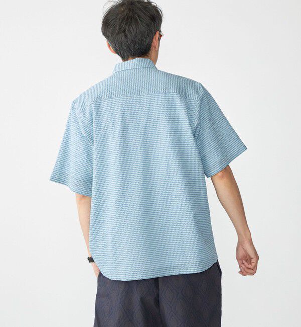 SHIPS「SHIPS: エアー サッカー レギュラーカラー ショートスリーブ シャツ」|シャツ・ブラウス|