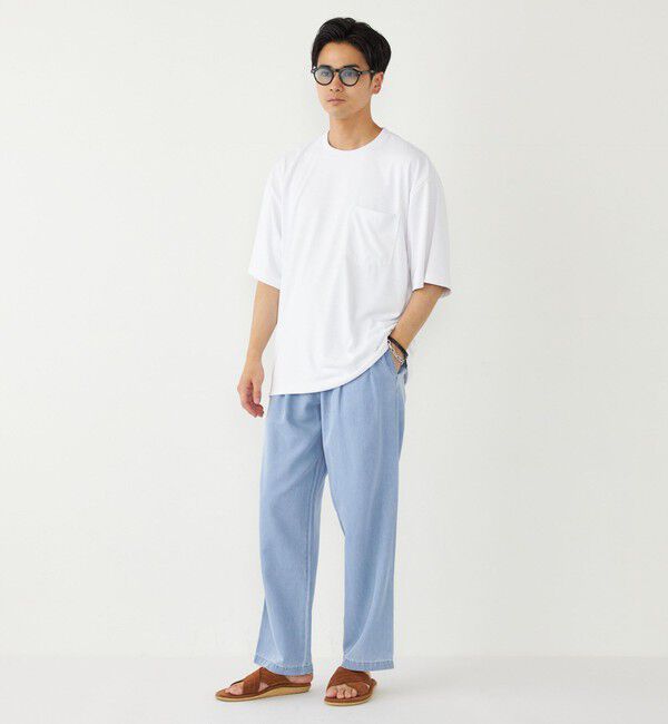 SHIPS Colors 「SHIPS Colors:ソフトタッチ デニム イージー パンツ」|デニム|