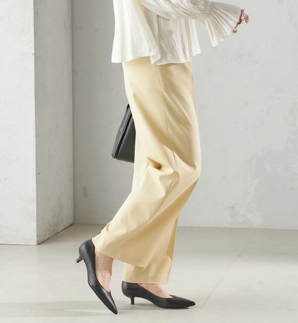 SHIPS for women「〈手洗い可能〉ツイル ストレート パンツ（52）（セットアップ対応）」|スラックス|