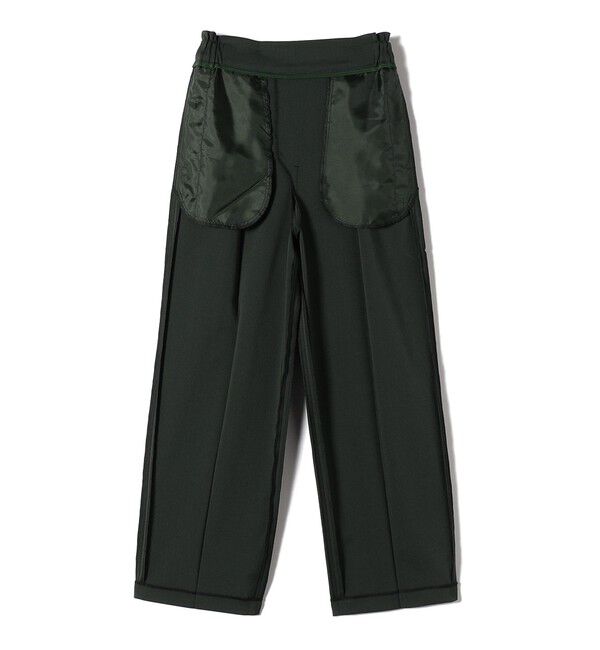 SHIPS for women「〈手洗い可能〉ツイル ストレート パンツ（52）（セットアップ対応）」|スラックス|