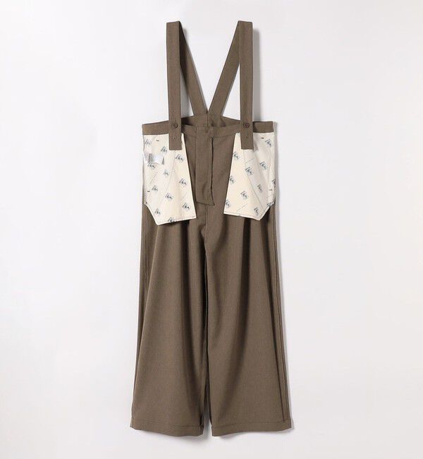 SHIPS any「UNIVERSAL OVERALL:〈洗濯機可能〉サスペンダー タック サロペット 25AW」|オールインワン|
